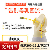 Medele breast pump accessories connector bilateral silk rhyme wing swing maxi flying rhyme Shuyue version yellow film back cover