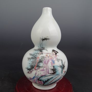 粉彩仕女瓷瓶-粉彩仕女瓷瓶促销价格、粉彩仕女瓷瓶品牌- 淘宝