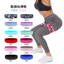 Squat hips fitness elastic with warp hips practicing hips yoga tension with strength training women stretching elastic ring