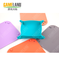 I yaofish board game silicone bowl portable board game accessories storage bowl portable silicone dice plate