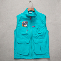 Outdoor sports quick-drying waistcoat ladies Korean version of spring and summer single-layer light multi-pocket waistcoat breathable casual tooling vest