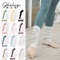 Ge Liqi autumn 2021 belly dance pile socks thin yoga dance practice socks training socks multi-color
