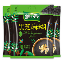 Hoe Wo Black sesame paste original flavor 595g*3 Black sesame paste without added sucrose Nutritional meal replacement drink Breakfast