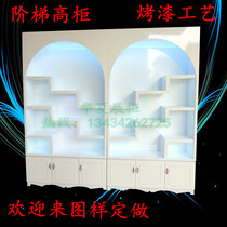 Bright face paint cosmetics display cabinet beauty products display cabinet boutique shelves supermarket shopping mall physical store display cabinet