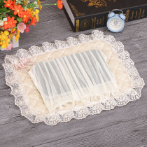 Doorbell phone cover European-style visual wall occlusion decorative box intercom fabric lace Meter box dust protection