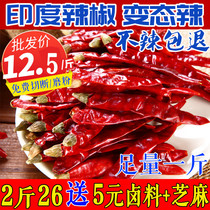  Super spicy chili Indian devil chili 500g spicy extra spicy dried chili can be ground chili powder noodles and cut chili segments
