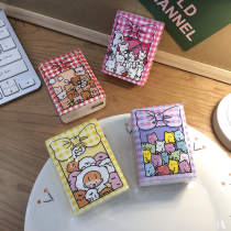 10 packaging handkerchief paper portable paper towel small bag portable mini napkin disposable facial tissue paper