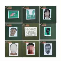 Allocated front head hostage target paper T-head target semi-head target geometric figure pistol target new outline sniper
