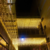 LED lights flashing lights string lights Full of Sky Ice strip lights sagging waterfall lights curtain lights wedding birthday decoration decoration
