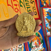 (Make Buddha statue) Medium trumpet Shengle Vajra Tibetan tradition rubs the clay statue of Buddha
