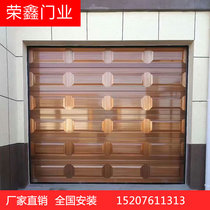Truck garage door Villa Garage Electric Roll Curtain Door Garage Folding Door Silent Door Aluminum Alloy Insulated Door Customize