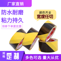 Warning tape warehouse workshop floor marking zebra yellow black tape fire passage cordon floor pvc tape