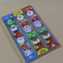 Christmas Kindergarten Gifts Primary School Prizes Creative Stationery Rubber Eraser School Supplies Gifts