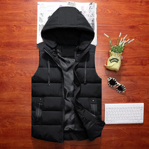 New down cotton vest mens autumn and winter Korean trend slim handsome youth waistcoat mens vest warm coat