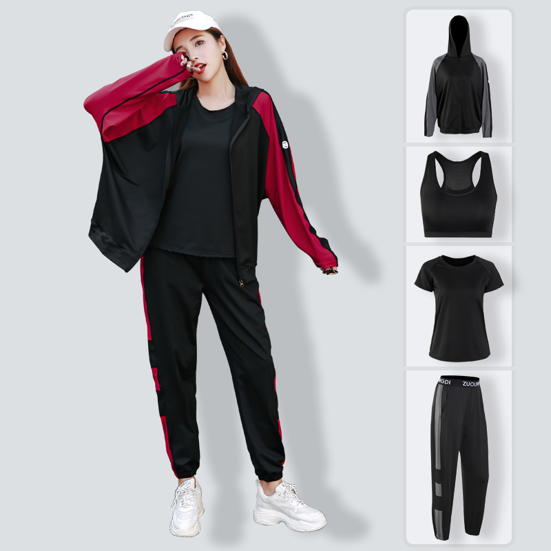 Yoga dress women 2020 autumn winter new fashion leisure net red big size loose gym running sports suit women