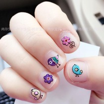 Korean childrens nail stickers bird bunny nail stickers children pregnant women environmental protection cute waterproof nail stickers