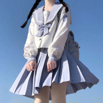 (Little Navy) Xiaojin original JK uniform sailor suit long sleeve college style suit