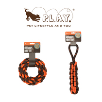 Elastic rope knot toy PLAY American imported pet bite-resistant training interactive tour outdoor water toy