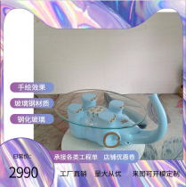 Nordic Designer Living Room GRP Tea Table Elephant Animal Tea Table Brief Creative Hand-painted shaped Profiled Tea Table