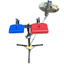 Impact instrument professional troupe folk music percussion high bass Clapper cymbals opera plastic wooden fish combination set