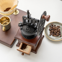 Hand grinder Manual retro style steel core ceramic core Hand-brewed coffee Hand-ground coffee bean grinder