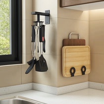  Kitchen spatula shelf bracket Wall-mounted rotatable non-stick pan cover Silicone cooking expert with hook spoon storage