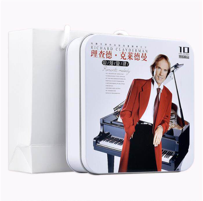 Genuine cd Richard Clydeman piano piece adhesive non-destructive sound quality car light music cd disc