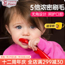 Big J Small D recommended~American Radius Totz super soft hair baby baby toothbrush Tooth protection Baby tooth toothbrush