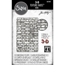 sizzix Impresslits 3D texture clip Mini Brickwork Mini brick 665462