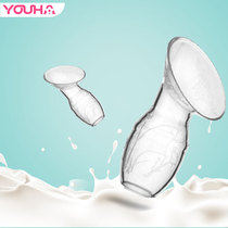 Manual electric breast pump partner full silicone anti-spill breast milk collector to automatically collect breast milk straightening milking