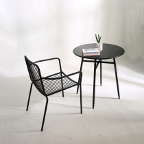 House bird wrought iron chair outdoor grid chair Nordic table and chair sofa chair dining table and chair combination leisure original