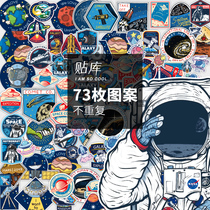 73 NASA space program astronaut cartoon stickers laptop water Cup guitar skateboard sticker
