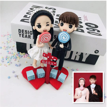 Wax custom Clay People clay figurines doll soft clay people make real hands custom doll cake ornaments