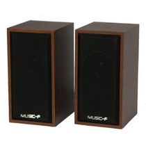 D09 wooden usb 2 0 mini audio subwoofer desktop laptop speaker small pair of speakers