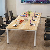 Simple conference table Long table Simple modern office furniture Long table Training table Negotiation table Staff office table