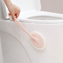 Toilet brush no dead corner washing toilet brush long handle to dead corner soft wool non-punching household toilet cleaning set