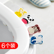 Toilet handle household toilet non-dirty hand toilet toilet seat toilet cover open handle toilet artifact