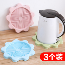 Warm kettle pad Water-proof tray Household thermos pad Anti-dirt insulation Thermos coaster Insulation pad 3pcs