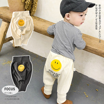 Baby Protective Belly Pants Baby Spring Autumn High Waist Large Pp Pants Cute Bag Fart Outside Wearing Thin And Casual Pants Kharen Pants