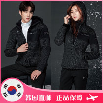 2021 Autumn Winter PEGGYNCO Korean badminton suit for men and women hooded warm long sleeve jacket sports coat set