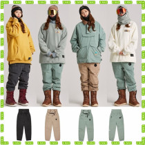 PZ snow Ware 2122U2SS Korean ski pants mens and womens single double board waterproof and wear-resistant leg leg leg leg leg pants