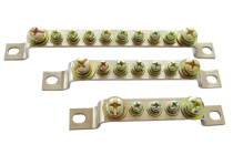 Pure copper 7-bit grounding copper row 7-hole zero row 3 * 30mm machine room distribution box zero row bus row ground row copper row