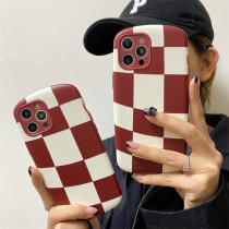ins Wind irregular plaid pattern 11 for iPhone13 Apple 12Promax phone case 8plus anti-drop XR