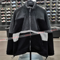 Li Ning Li collar jacket mens BADFIVE basketball series 2021 Winter loose fashion warm top AFDR889