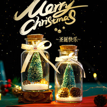520 gifts for boyfriend and girlfriend star glass bottle origami mini Christmas tree pine cone snowflake micro-landscape decoration pendulum