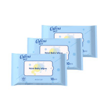 U First try Kexin Soft new pearl pattern thickened wipes 10 pumps*3 packs