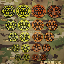 Sea Thief Kingpin Cartoon Perimeter Full Embroidery Badge Magic Sticker backpack sticker stamp with DIY badge embroidered boutique embroidery