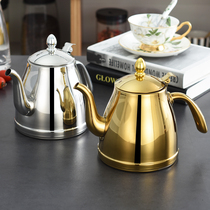 Commercial dining hall Stainless steel teapot with filter teapot for hotel KTV teapot for induction cooker