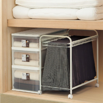 Trousers storage floor-to-ceiling trouser rack wardrobe multi-function pull-out clothing store telescopic for home multi-storey student dormitory