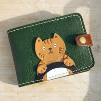 Cute cartoon leather man and lady motor vehicle drivers license driving license 2-in-1 drivers license bag card storage bag